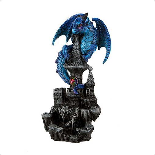 Blue Guardian Dragon Figurine