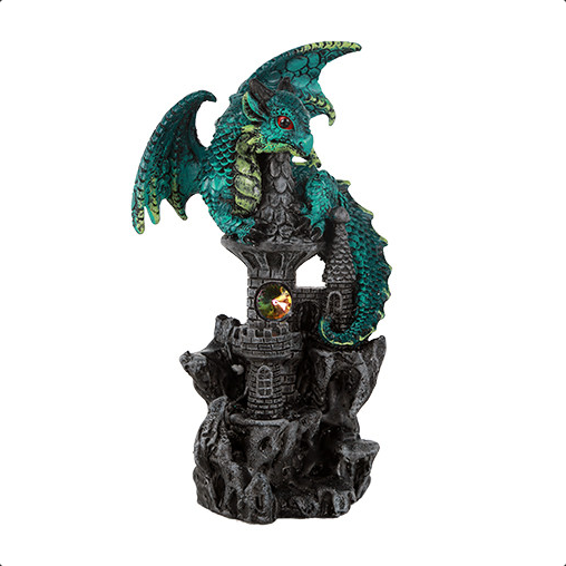 Green Guardian Dragon Figurine
