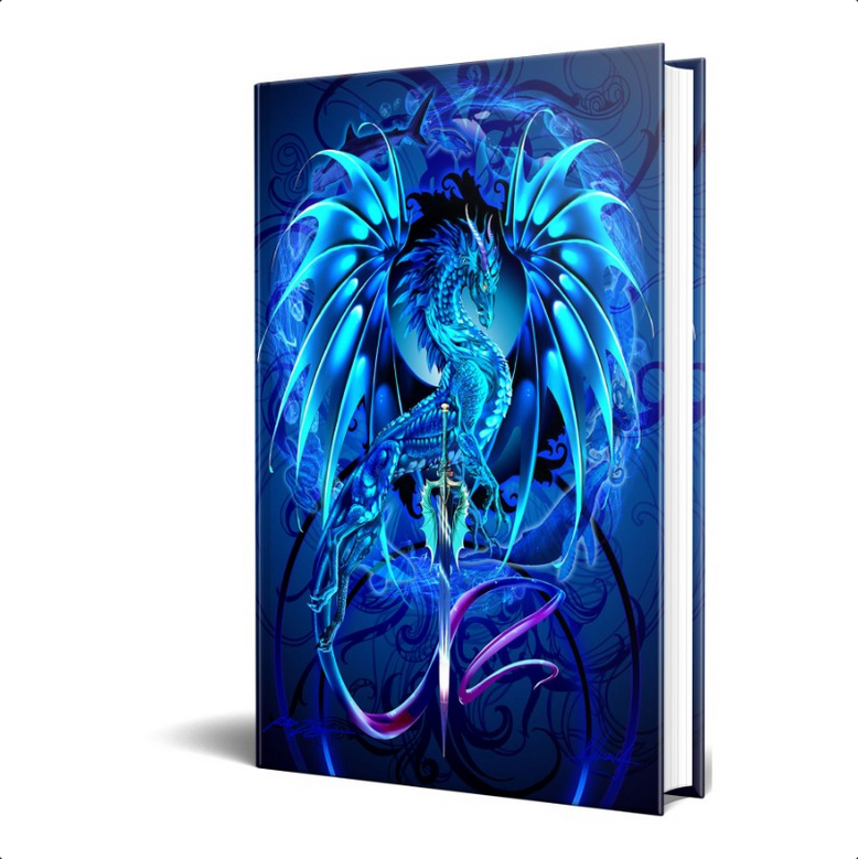 Sea Blade Dragon Embossed Journal