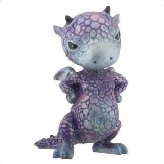 Purple Surly Dragon Figurine