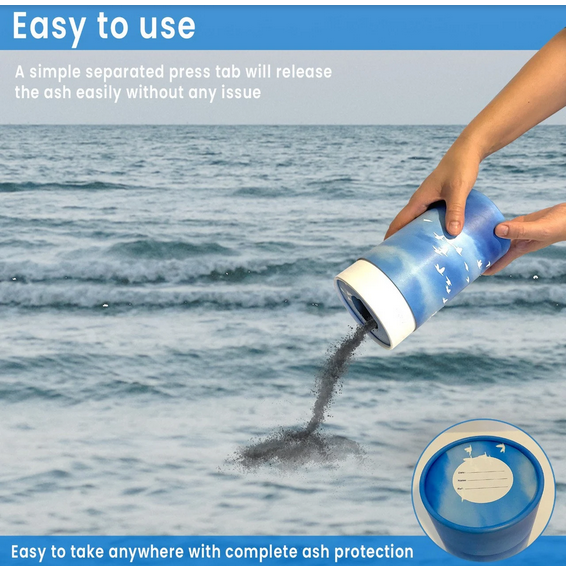Biodegradeable Scatter Tube for Cremains