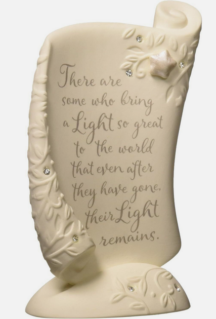 Ceramic Bereavement Scroll