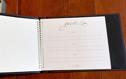 In Loving Memory Memorial Guest Book