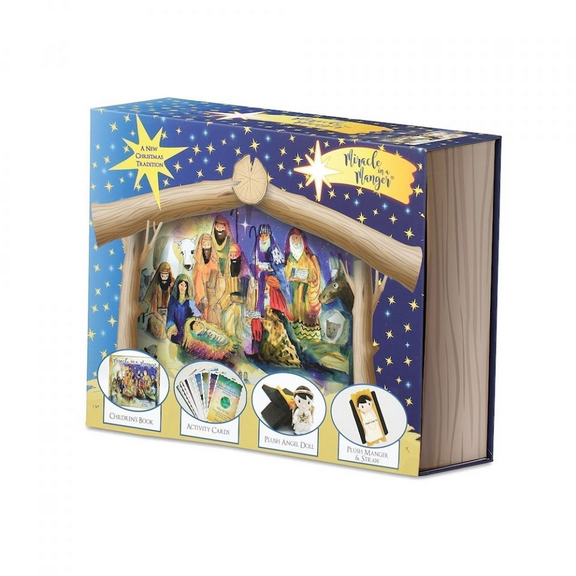 Miracle in a Manger Plush Set with Book