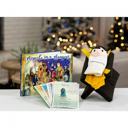 Miracle in a Manger Plush Set with Book