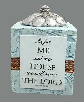 As For Me and My House...Tea Light Holder