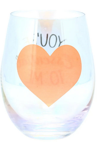 You're Essential To Me Stemless Wine Glass