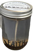 Linen and Amber Candle