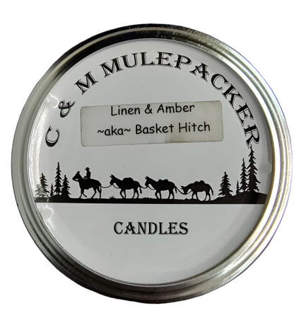 Linen and Amber Candle