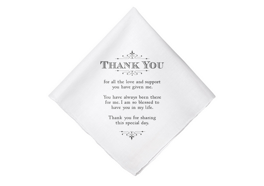 Men's Thank You Hankie