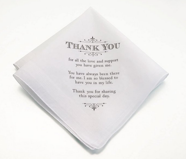 Men's Thank You Hankie