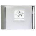 25th Anniversary Guest Book with Pen