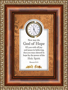God Of Hope Clock