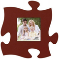 Cranberry Red Photo Frame Puzzle Piece