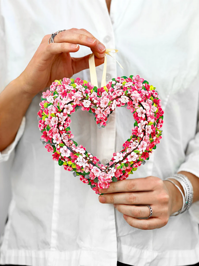 Mini Cherry Blossom Heart FreshCut Paper - Pop Up Flower Bouquet