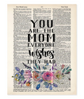 Mom Dictionary Print