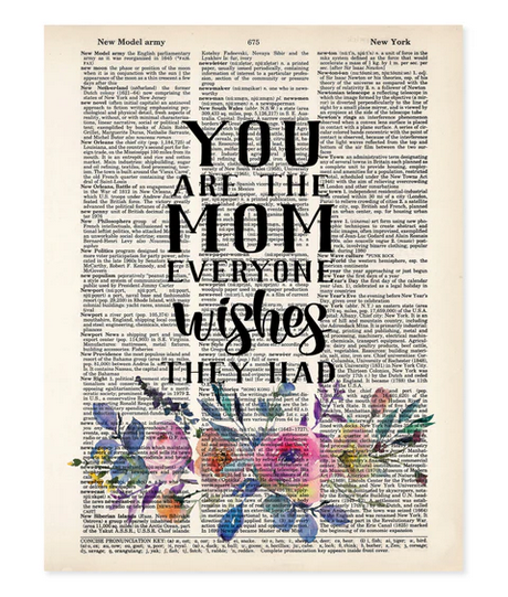 Mom Dictionary Print
