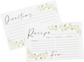 Wedding Shower Recipe Cards and Invite Enclosure Cards