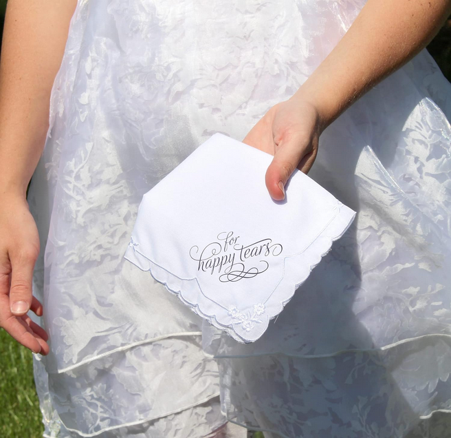For Happy Tears Handkerchief