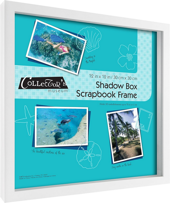 Shadow Box Scrapbook Frame