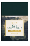 KJV Study Bible Large Print Evergreen