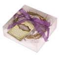 Crown Of Thorns with Scripture Tag