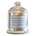 Let Your Light Shine Cloche Dome Candleholder