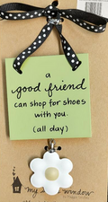 A Good Friend Can Shop for Shoes with You. (All Day) Ornament