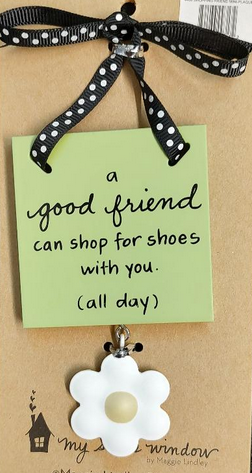 A Good Friend Can Shop for Shoes with You. (All Day) Ornament