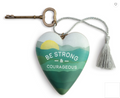 Be Strong & Courageous Art Heart