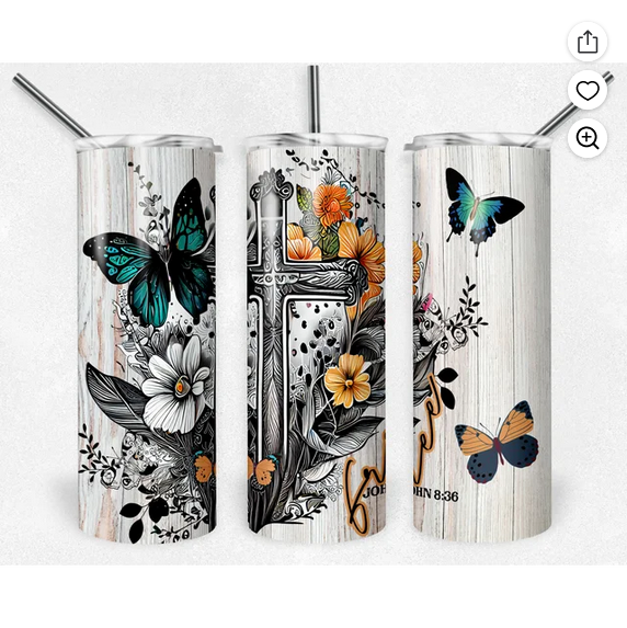 Free John 8:36 Tumbler