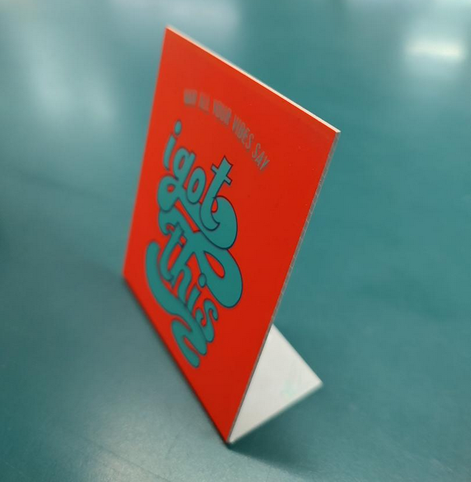 May All Your Vibes Say I Got This Small Easel Desk Sign