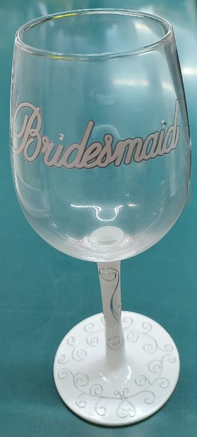 Bridesmaid Wine Glass
