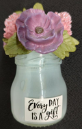 Mini Floral Jar Arrangement - Every Day Is A Gift