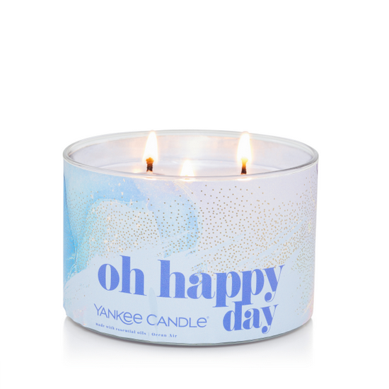 Oh Happy Day Yankee Candle Triple Wick