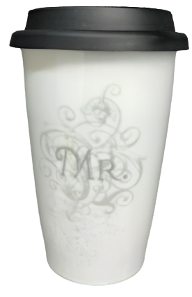 Mr. Double Walled Ceramic Tumbler
