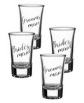 Groomsman & Bridesmaid Shot Glass
