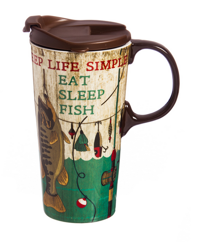 Keep Life Simple Ceramic Perfect Travel Cup