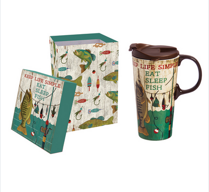 Keep Life Simple Ceramic Perfect Travel Cup