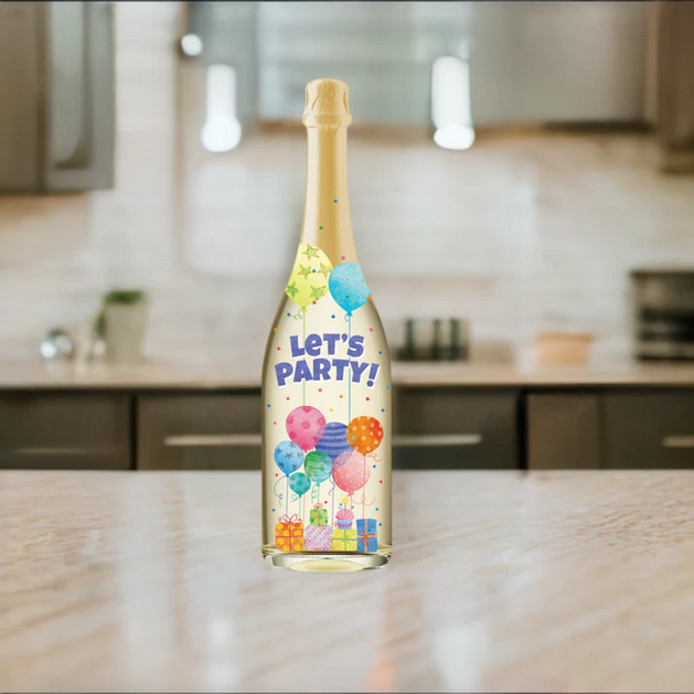 Let's Party! Birthday Champagne Sound Card