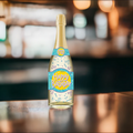 Retro Happy Birthday Champagne Sound Card