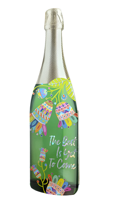 The Best Is Yet to Come Anniversary Champagne Sound Card