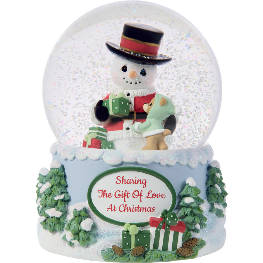 Sharing The Gift of Love at Christmas Musical Snow Globe