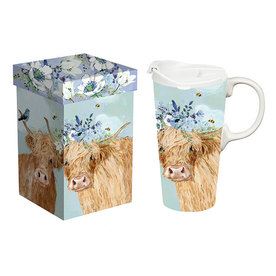 Highland Cow Perfect Travel Cup