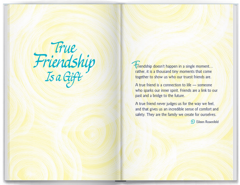 True Friendship Is A Gift Book