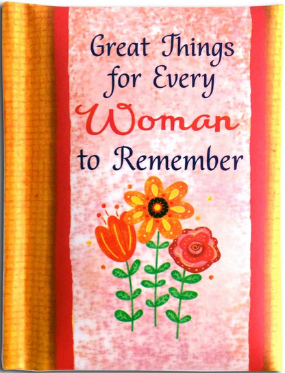 Great Things For Every Woman To Remember Mini Keepsake Book