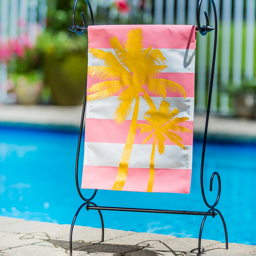 Scroll Garden Flag Stand