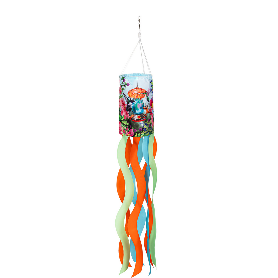 Feeder Frenzy Hummingbird Windsock