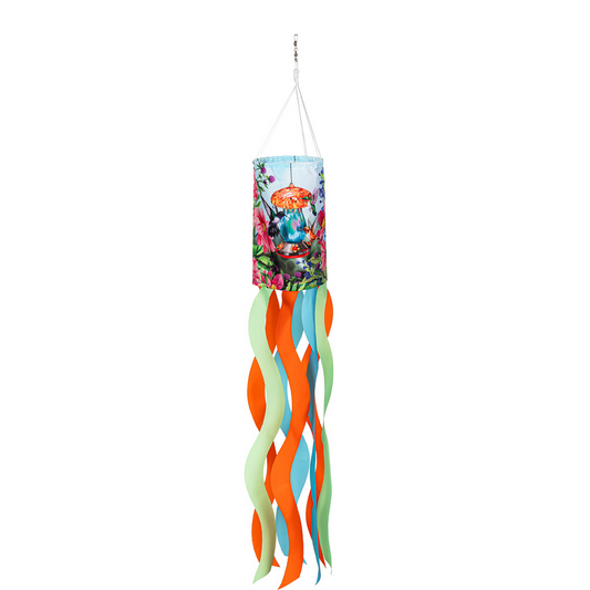 Feeder Frenzy Hummingbird Windsock