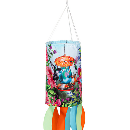 Feeder Frenzy Hummingbird Windsock